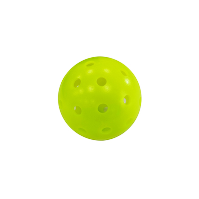 Rolling plastic ball with 40 holes - fluorescent green